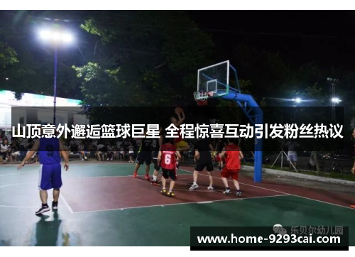 山顶意外邂逅篮球巨星 全程惊喜互动引发粉丝热议